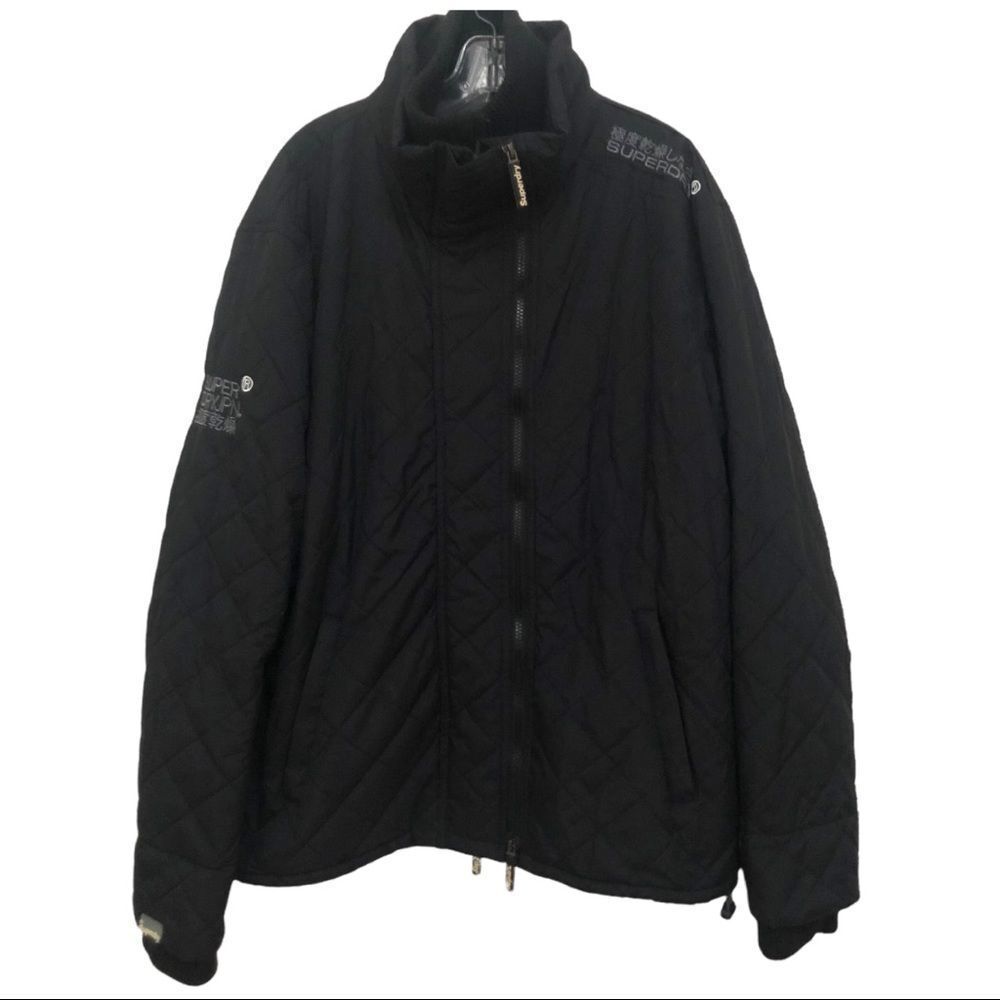 Superdry Japan Black The Windcheater Jacket Size 2XL